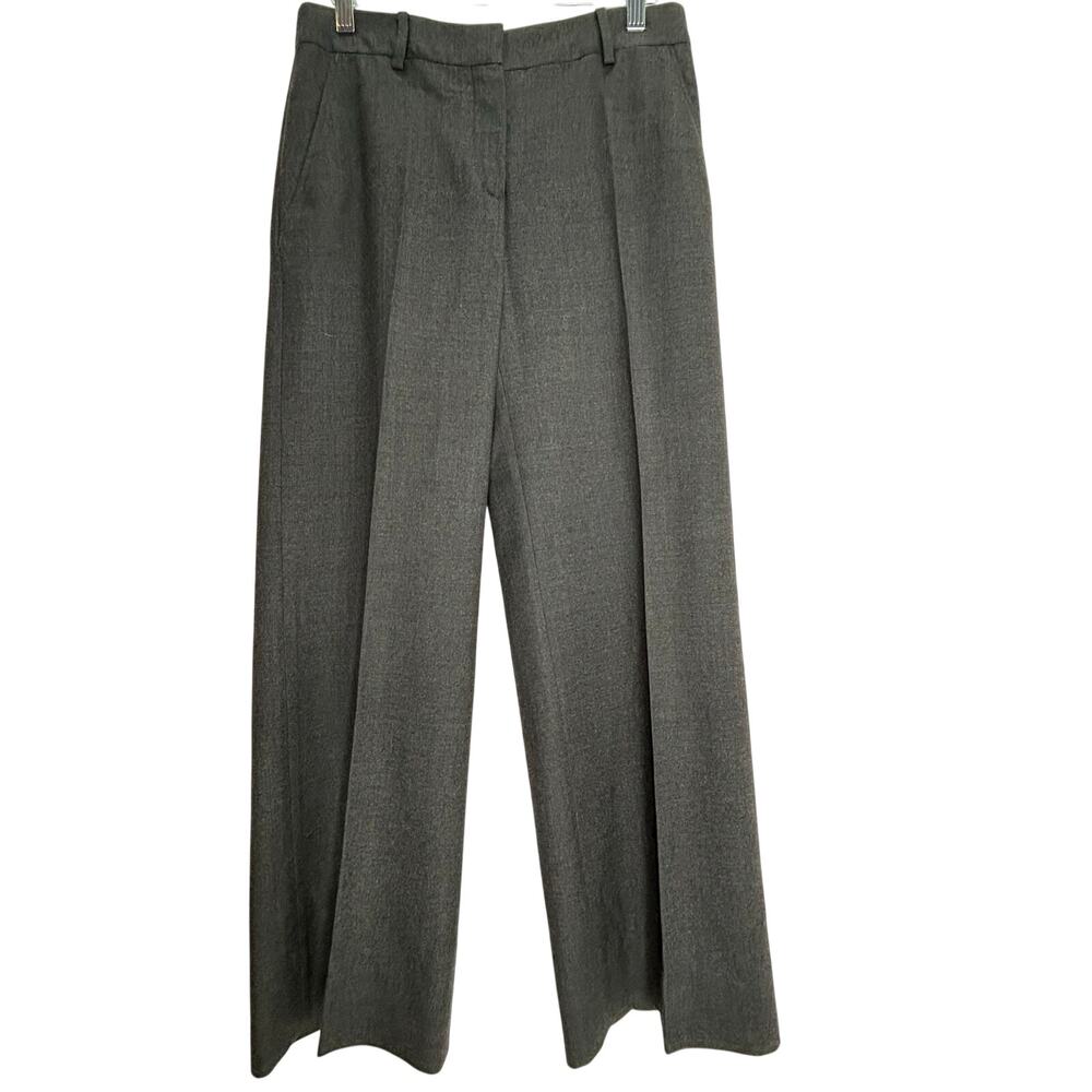 Miu Miu gray wool trousers wide leg size 30